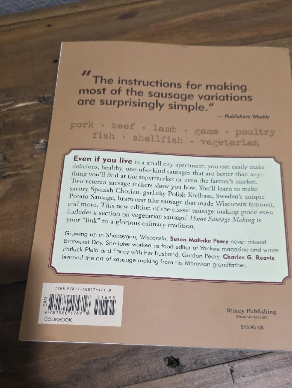 Home Sausage Making Cookbook -